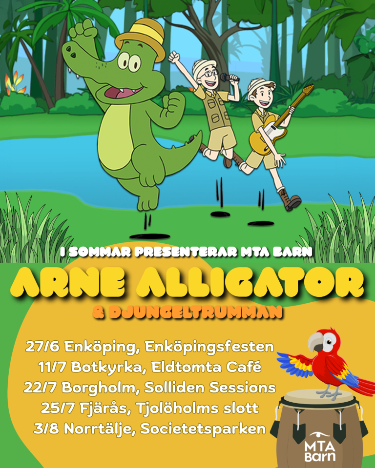 ☀️ En sommar fylld med Arne Alligator & Djungeltrumman